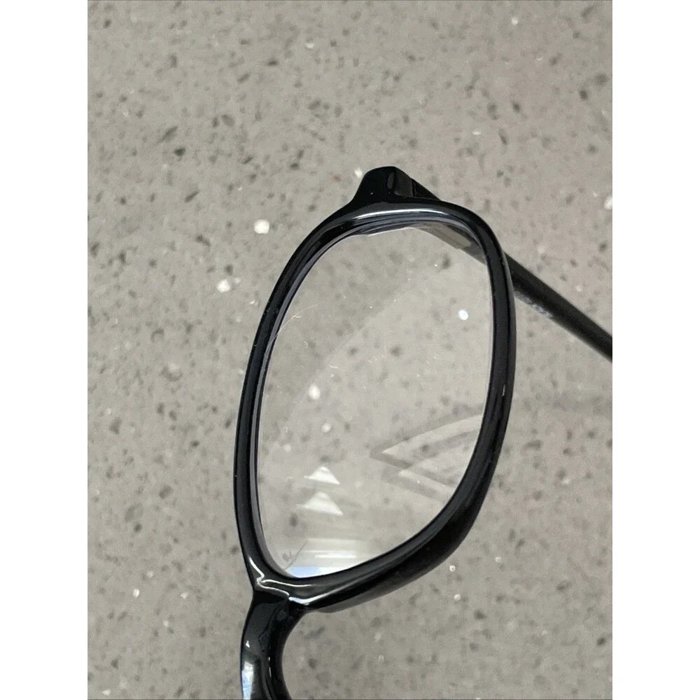 MODERN RALPH EYEGLASSES Frames ONLY SHINY BLACK 52-17-140 Full Rim Oval Square